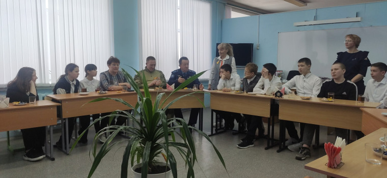 Встреча защитниками Отечества.